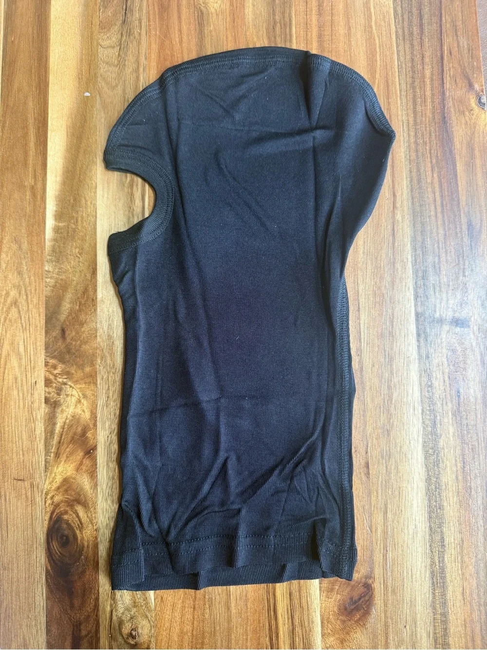 100% Silk Face Mask in Black and Red